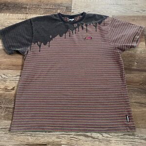 Billionaire Boys Club ice cream drip striped tshirt 2XL